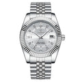 Luxury Business Men Wristwatch Waterproof Luminous Date Military Man Watch Stainless Steel Fashion Men'S Quartz Watches